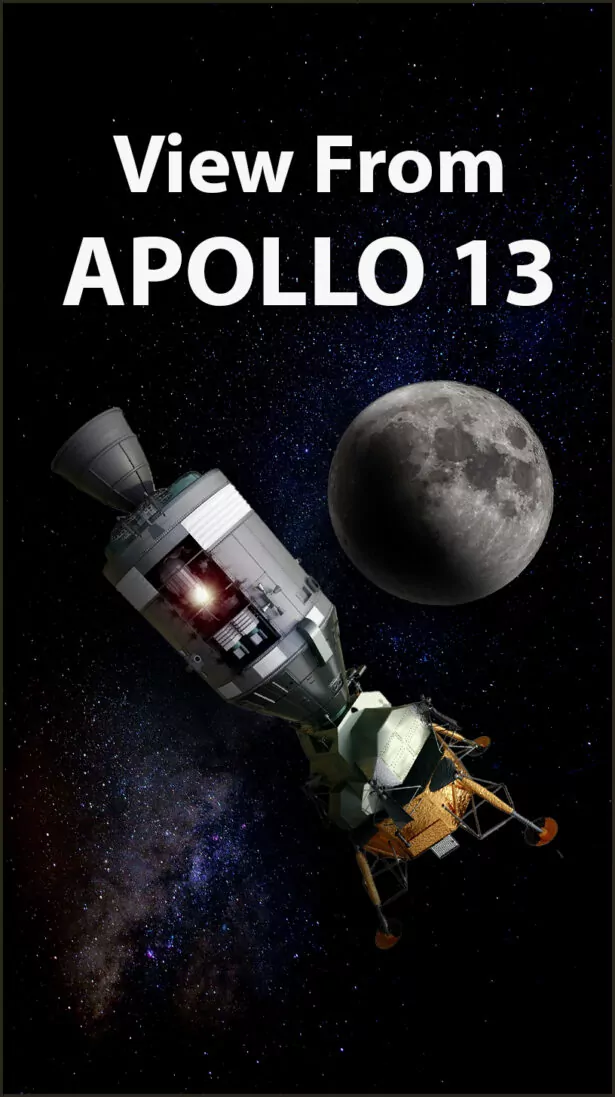 Apollo 13 — what the astronauts saw — history micro documentary