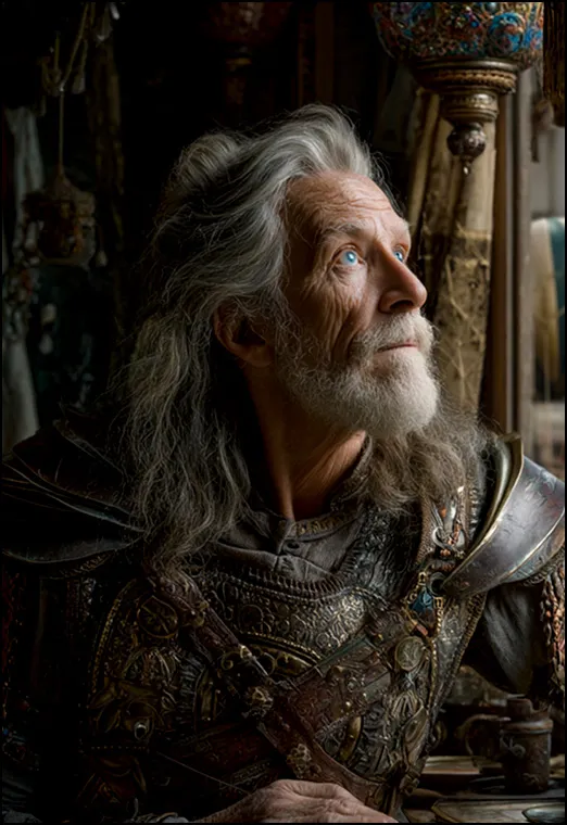 Quartermaster — Elara’s father; keeper of records and hard truths