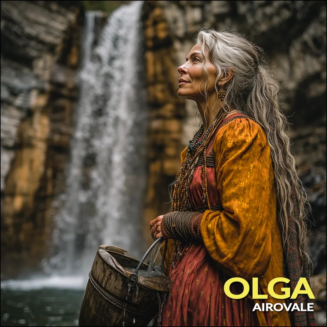 Olga — matriarch of Canyon Myst in Airovale steampunk fantasy