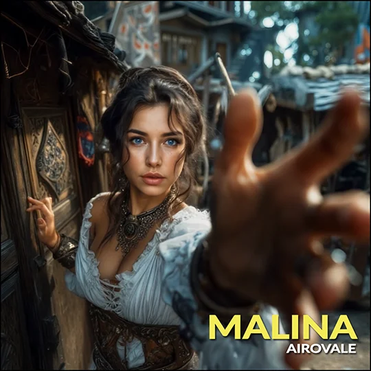 Malina — healer and seer cursed with timeless beauty in Airovale steampunk fantasy