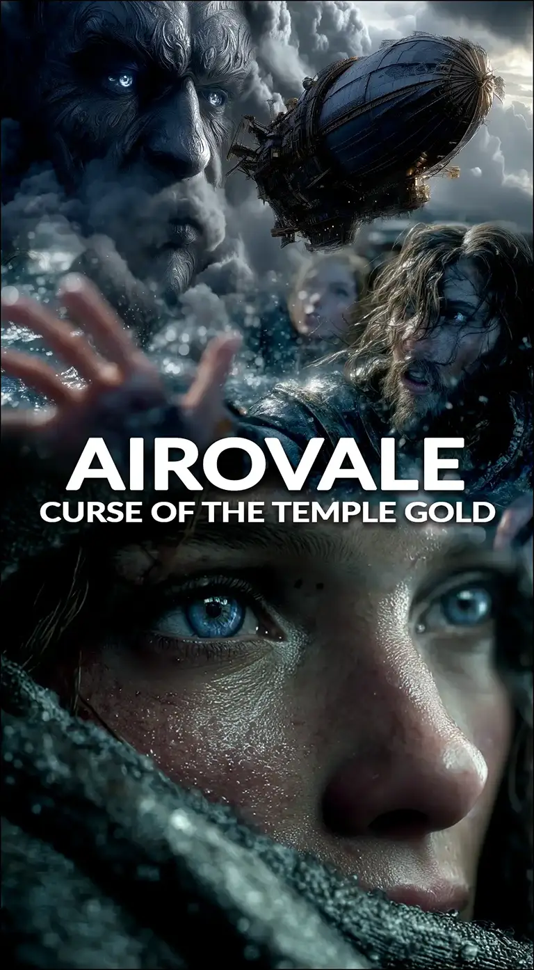 Airovale Episode 3 (Portrait): Curse of the Temple Gold — steampunk fantasy short