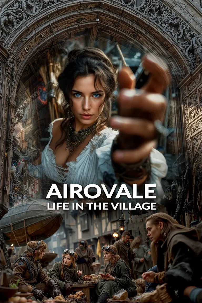 Episode 1: Life in the Village - Bustling capital of merchants and aeronauts in steampunk fantasy Airovale