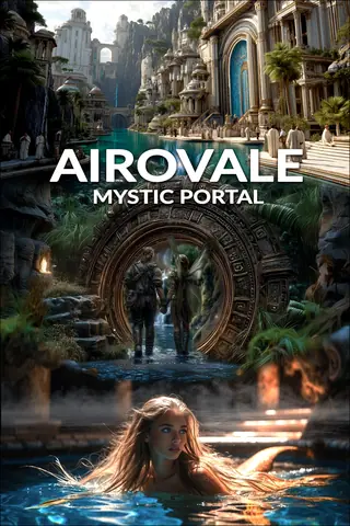 Glowing portal with time travel and fae magic